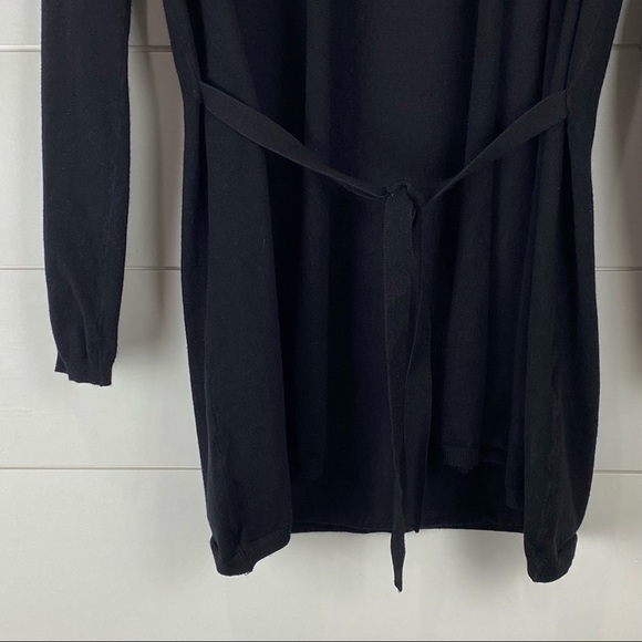 ZARA KNIT medium belted shawl cardigan sweater - Picture 4 of 10